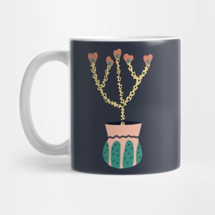 Spotted plant in a pot Mug